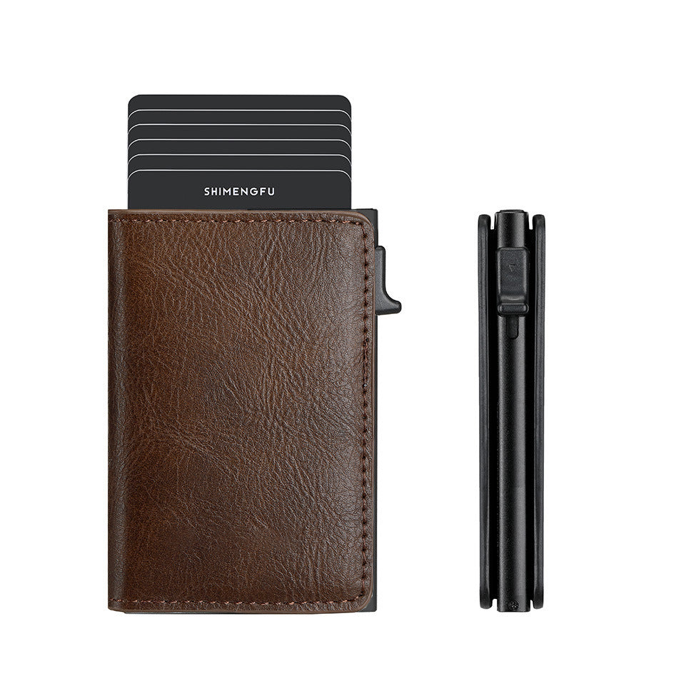 Tarjetero Antirrobo para Hombre con Protección RFID