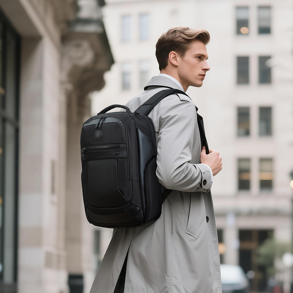 Mochila Ozuko de Gran Capacidad, Impermeable, para Portátil y Uso Diario