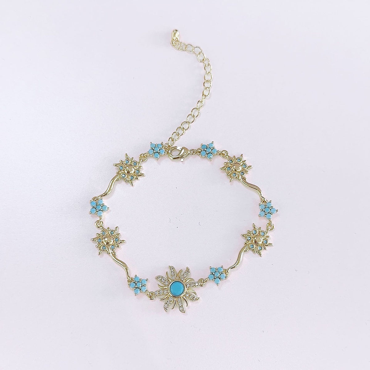 Pulsera Girasol con Circonitas para Mujer