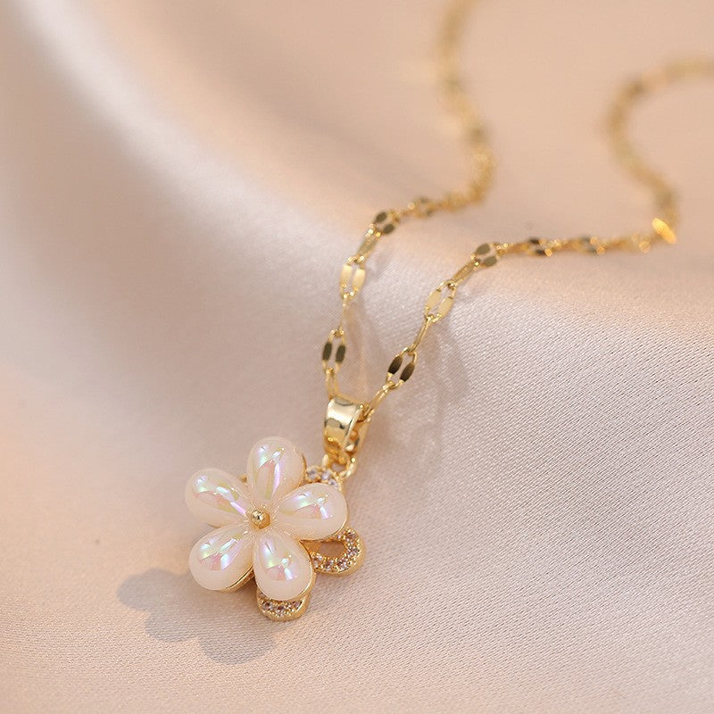 Elegant Titanium Steel Necklace – Bauhinia Collection and Assorted Models