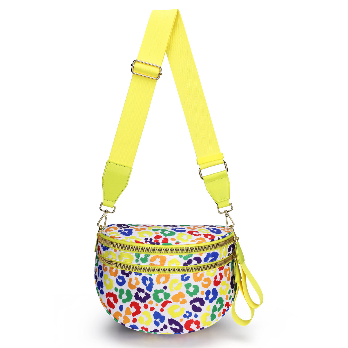 Bolso bandolera de moda con estampado de leopardo