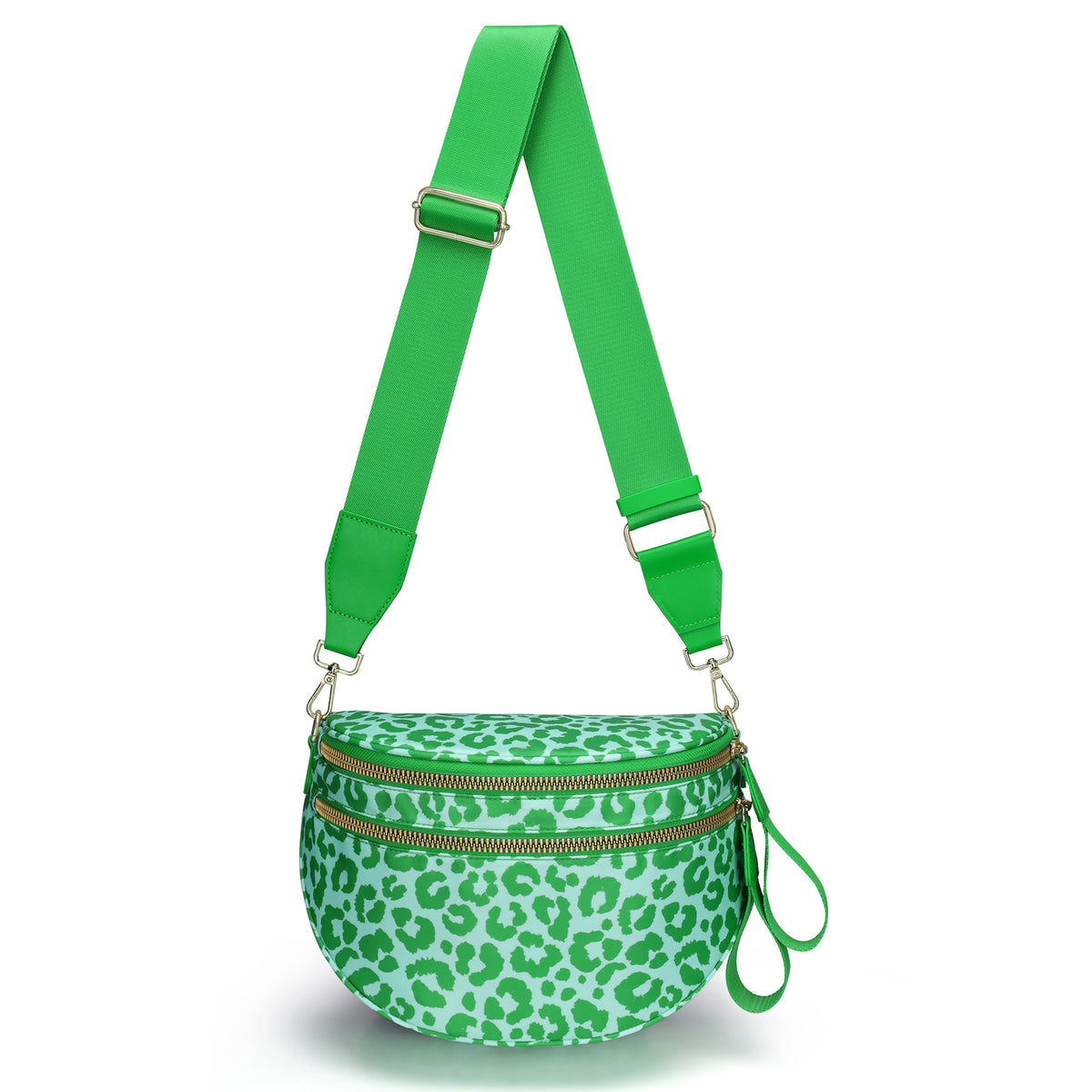 Bolso bandolera de moda con estampado de leopardo