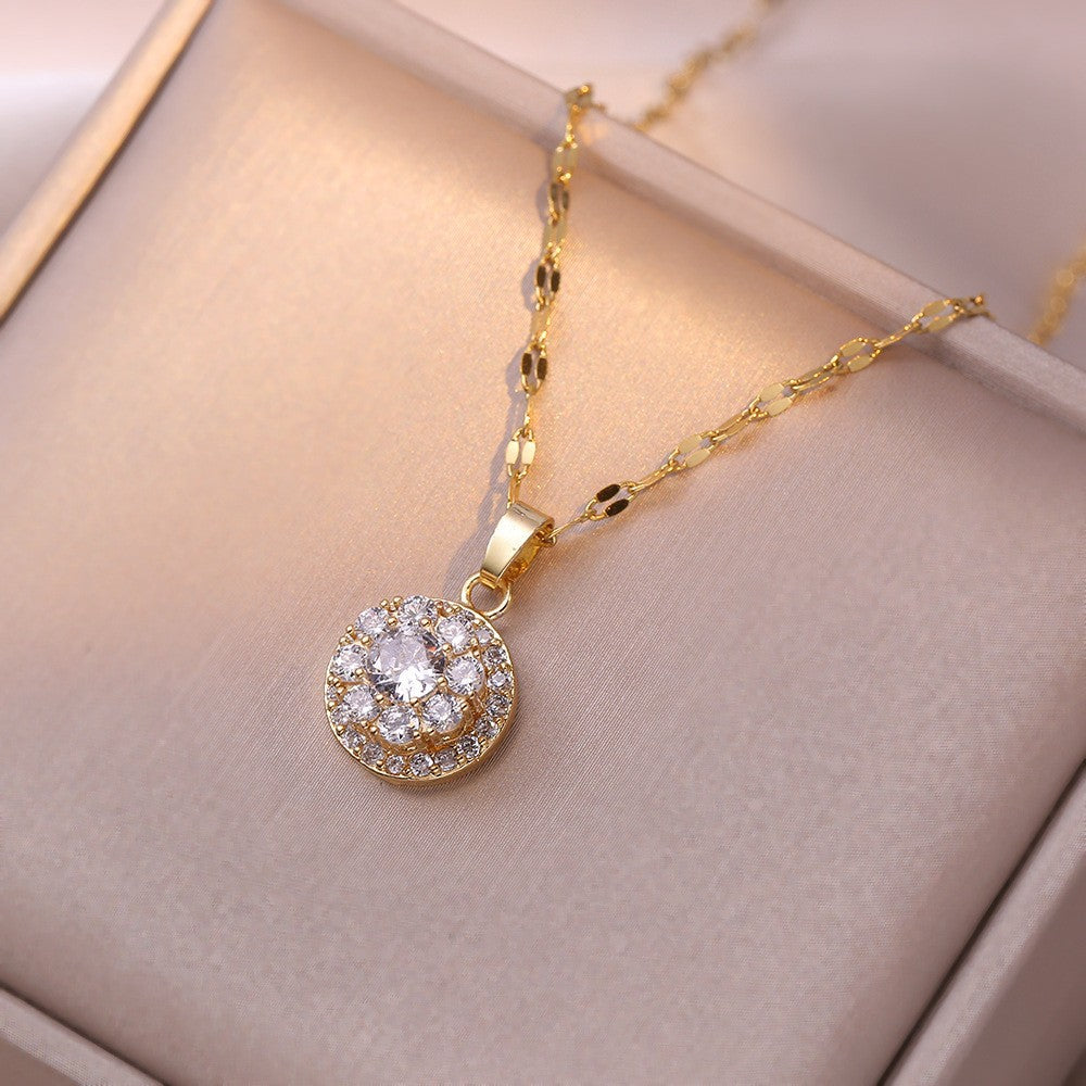 Elegant Titanium Steel Necklace – Bauhinia Collection and Assorted Models