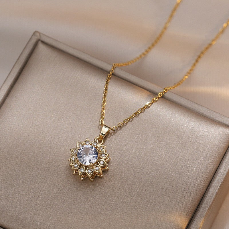 Elegant Titanium Steel Necklace – Bauhinia Collection and Assorted Models