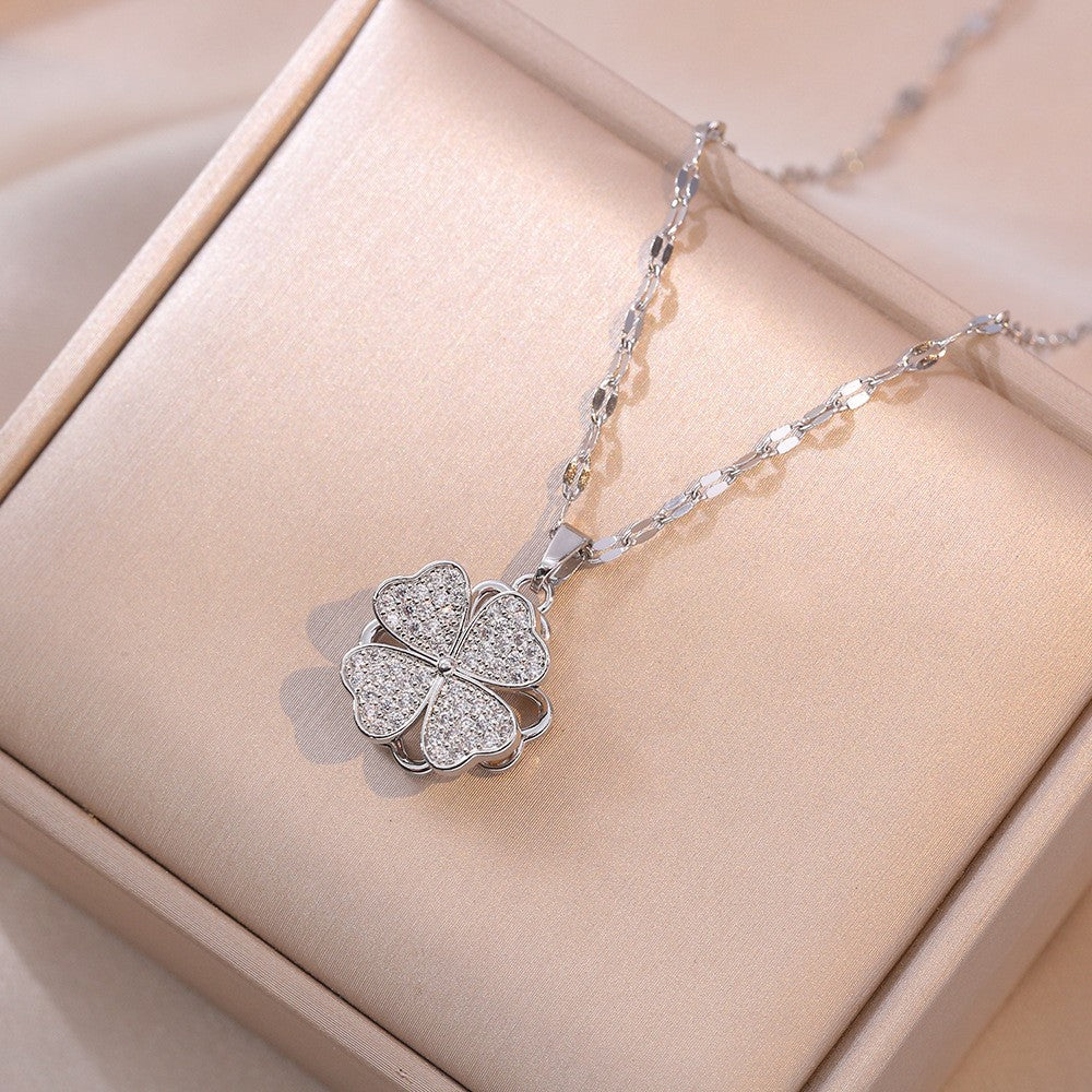 Elegant Titanium Steel Necklace – Bauhinia Collection and Assorted Models