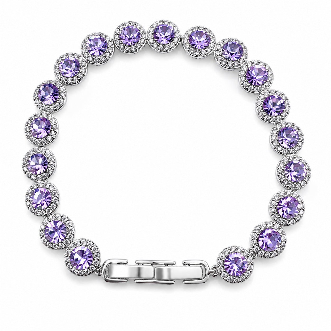 Pulsera Tenis de Lujo Cielo Estrellado con Circonitas