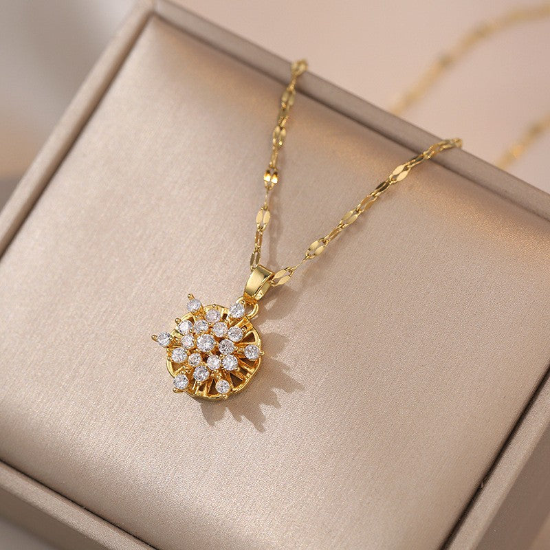 Elegant Titanium Steel Necklace – Bauhinia Collection and Assorted Models