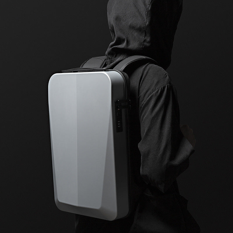 Hard-Shell Laptop Backpack with USB Charging Port