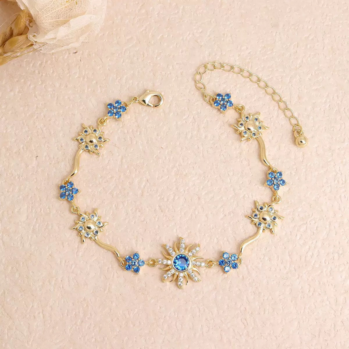 Pulsera Girasol con Circonitas para Mujer