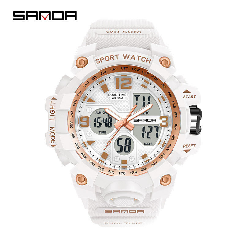 Reloj de pulsera transparente personalizado