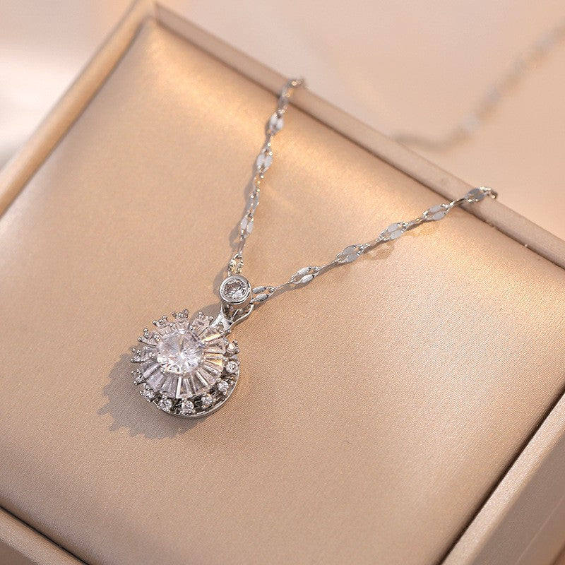 Elegant Titanium Steel Necklace – Bauhinia Collection and Assorted Models