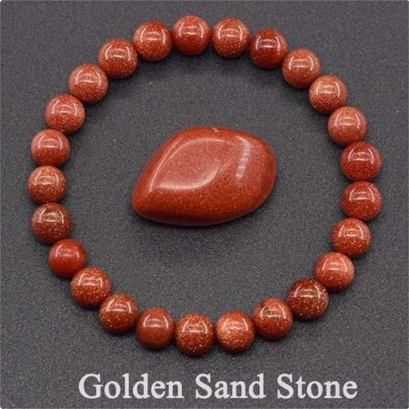 Pulsera de Cuentas de Piedra Natural