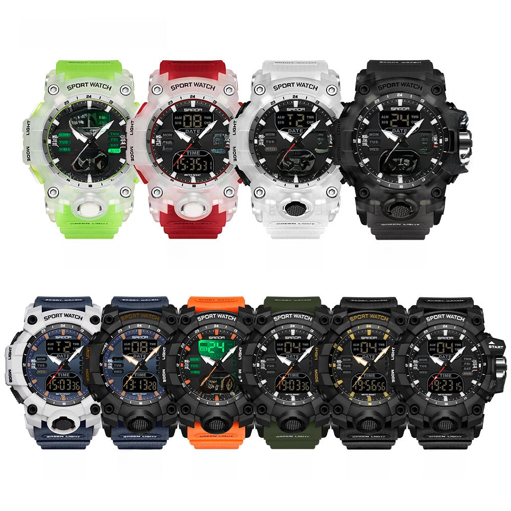 Reloj de pulsera transparente personalizado