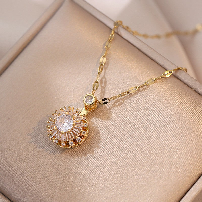 Elegant Titanium Steel Necklace – Bauhinia Collection and Assorted Models