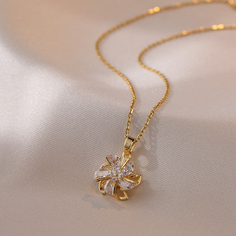 Elegant Titanium Steel Necklace – Bauhinia Collection and Assorted Models