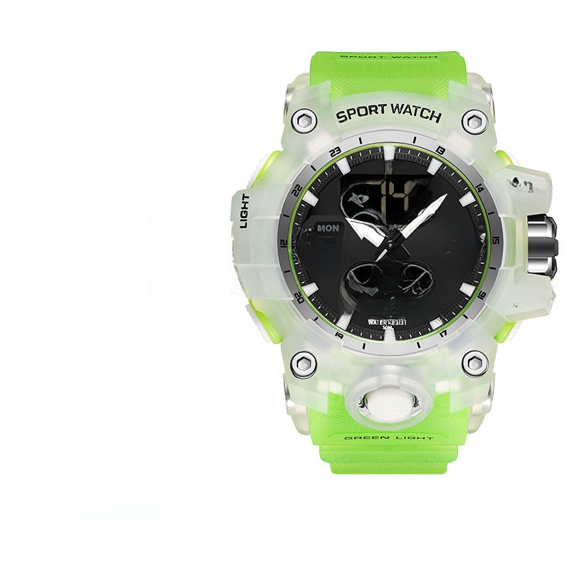 Reloj de pulsera transparente personalizado