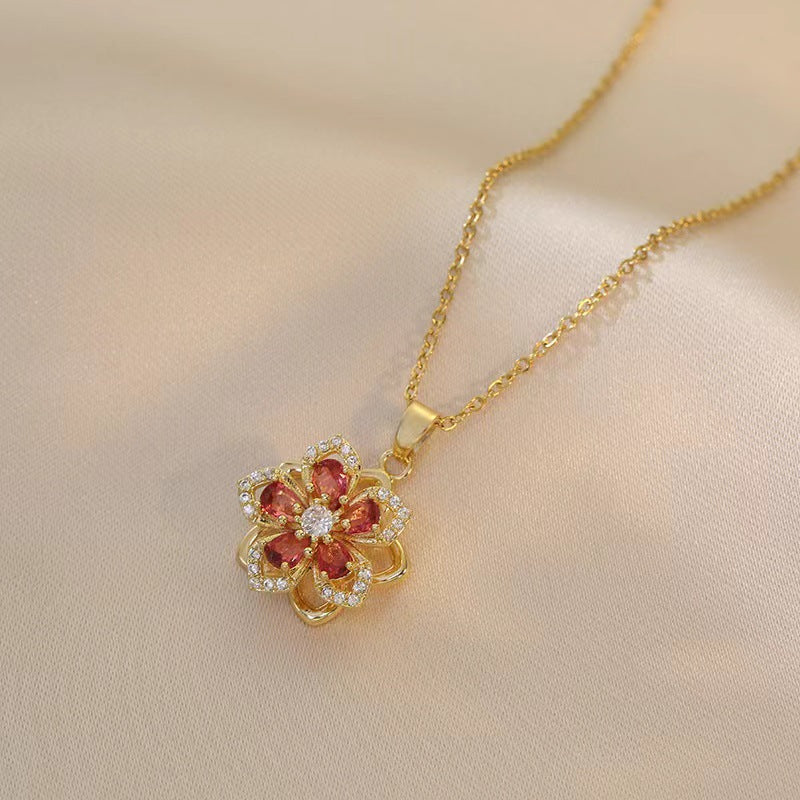 Elegant Titanium Steel Necklace – Bauhinia Collection and Assorted Models