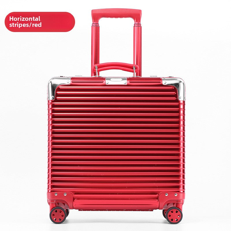 Aluminum-magnesium alloy trolley suitcase