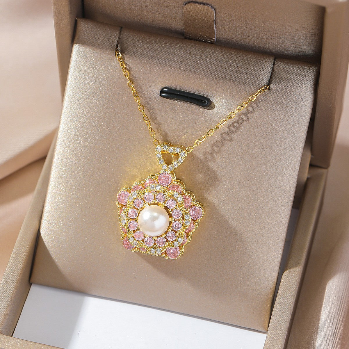 Elegant Titanium Steel Necklace – Bauhinia Collection and Assorted Models