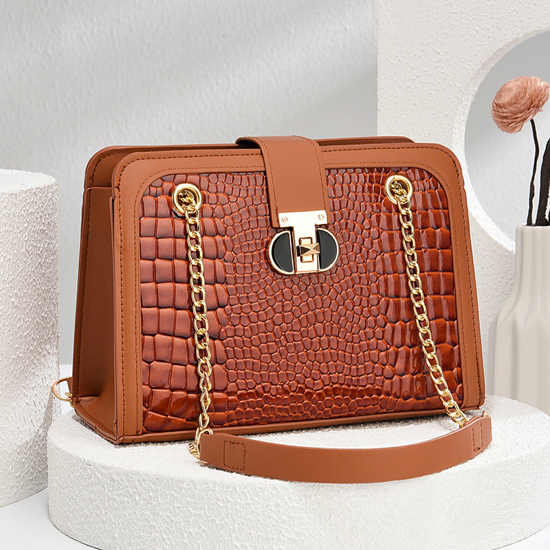 Bolso bandolera con cadena para mujer