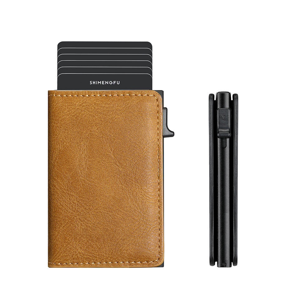 Tarjetero Antirrobo para Hombre con Protección RFID