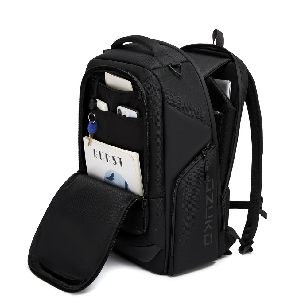 Mochila Ozuko de Gran Capacidad, Impermeable, para Portátil y Uso Diario