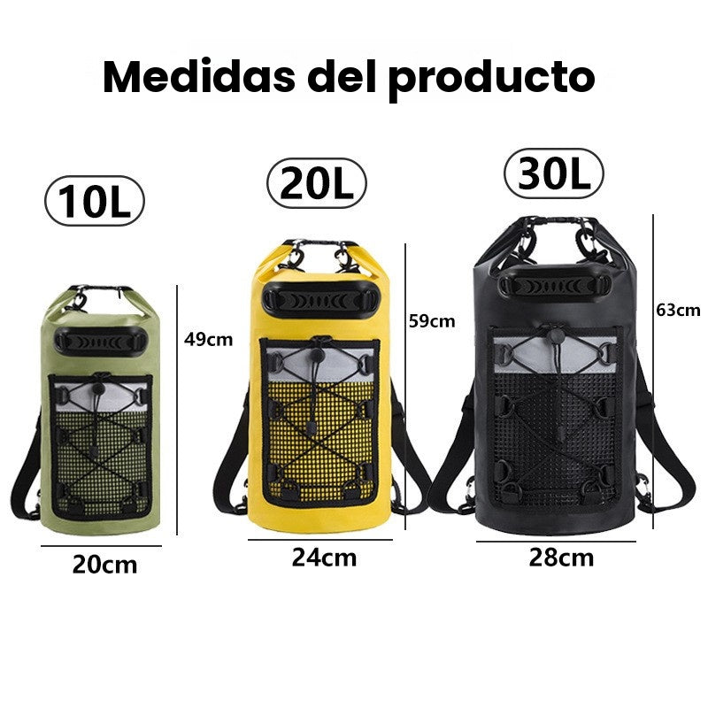 Bolsa Estanca para Rafting tipo Cubo, Impermeable