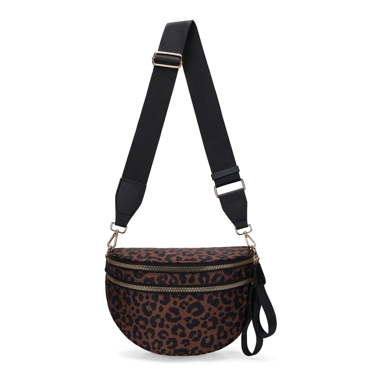 Bolso bandolera de moda con estampado de leopardo