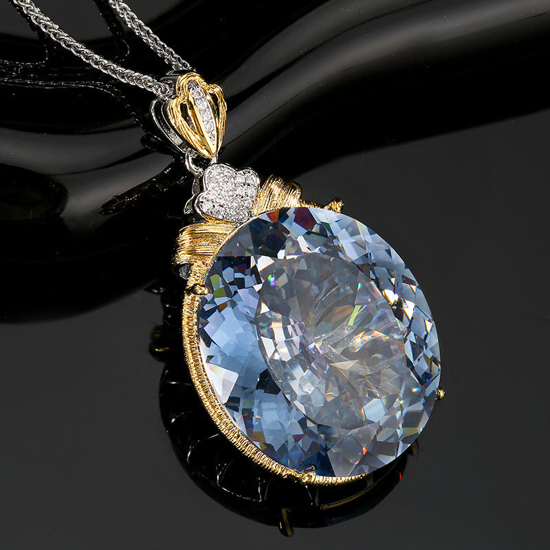Collar Colgante Nido de Pájaro con Huevo Simulado