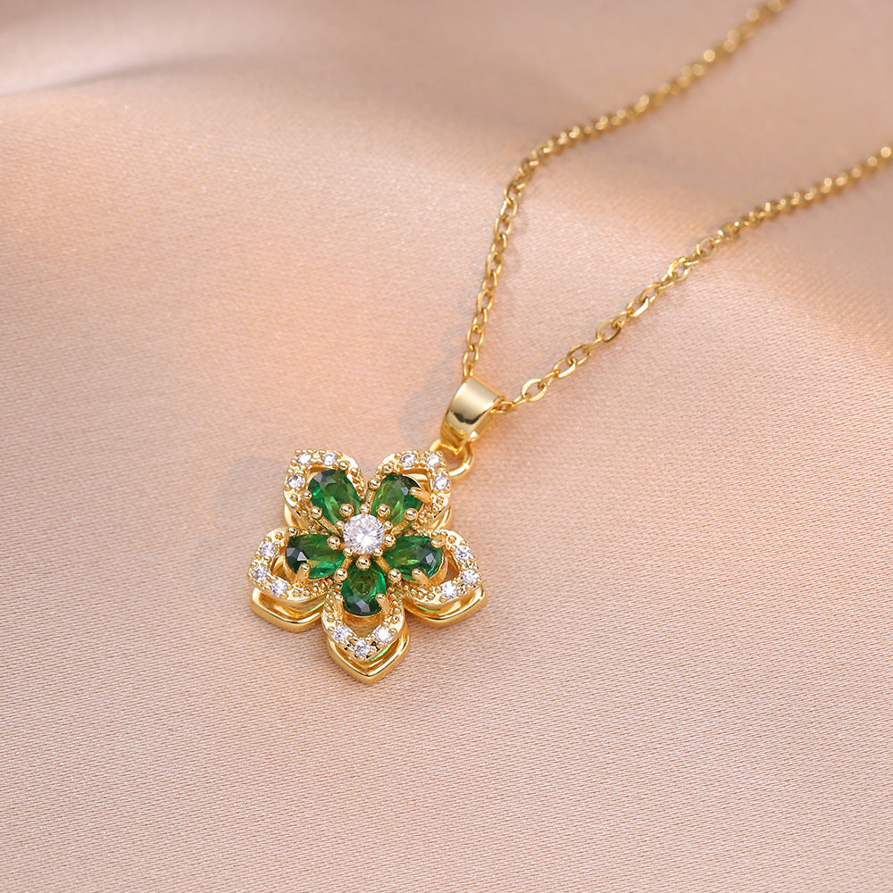 Elegant Titanium Steel Necklace – Bauhinia Collection and Assorted Models