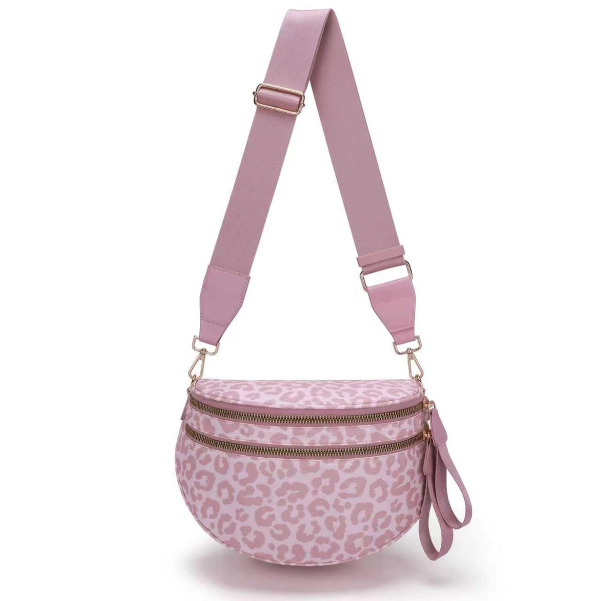 Bolso bandolera de moda con estampado de leopardo