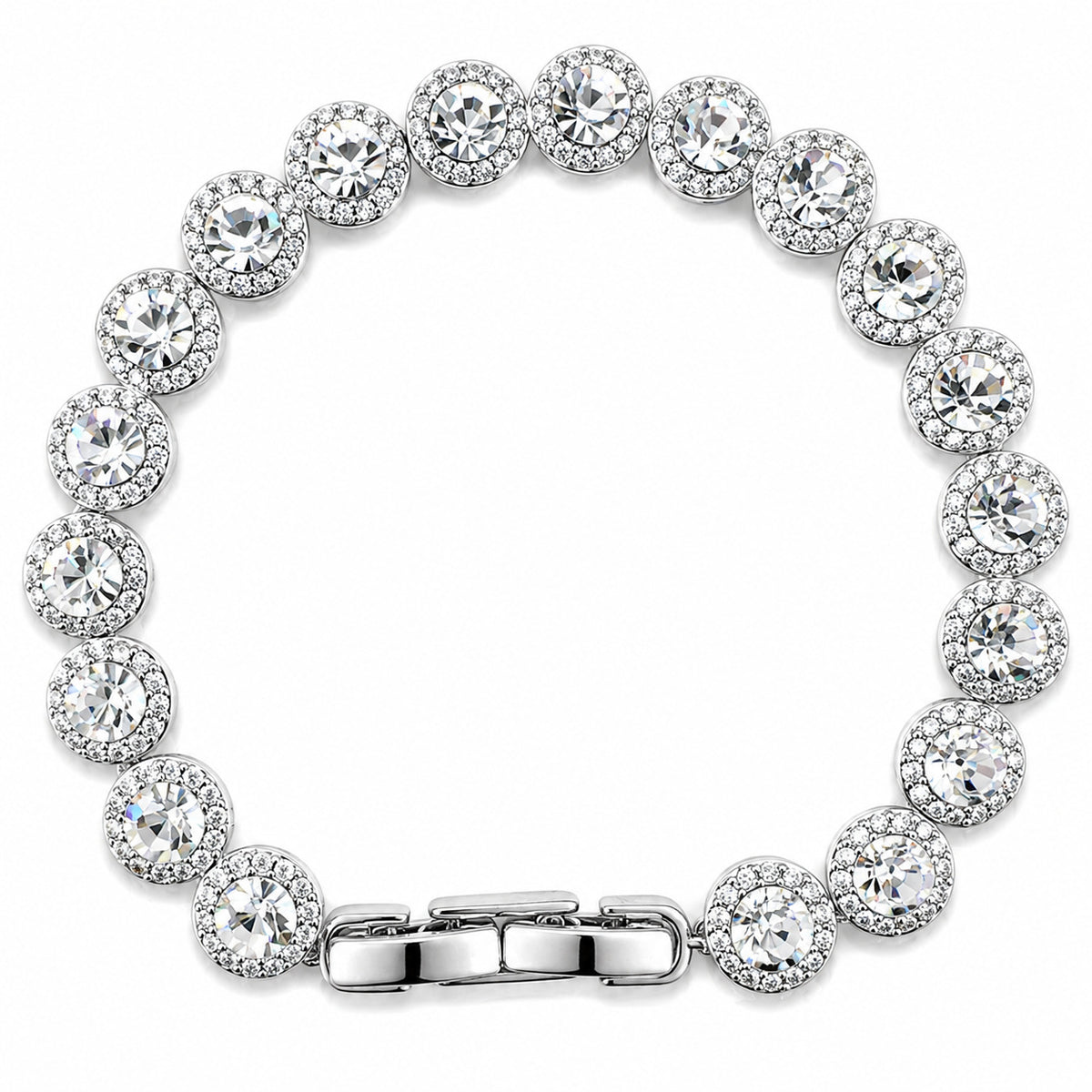 Pulsera Tenis de Lujo Cielo Estrellado con Circonitas