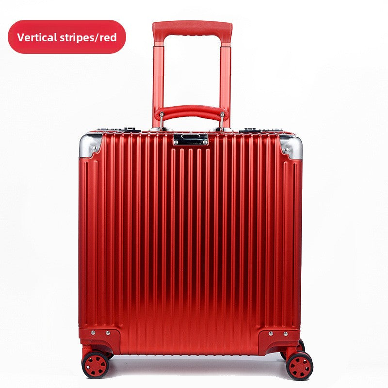 Aluminum-magnesium alloy trolley suitcase