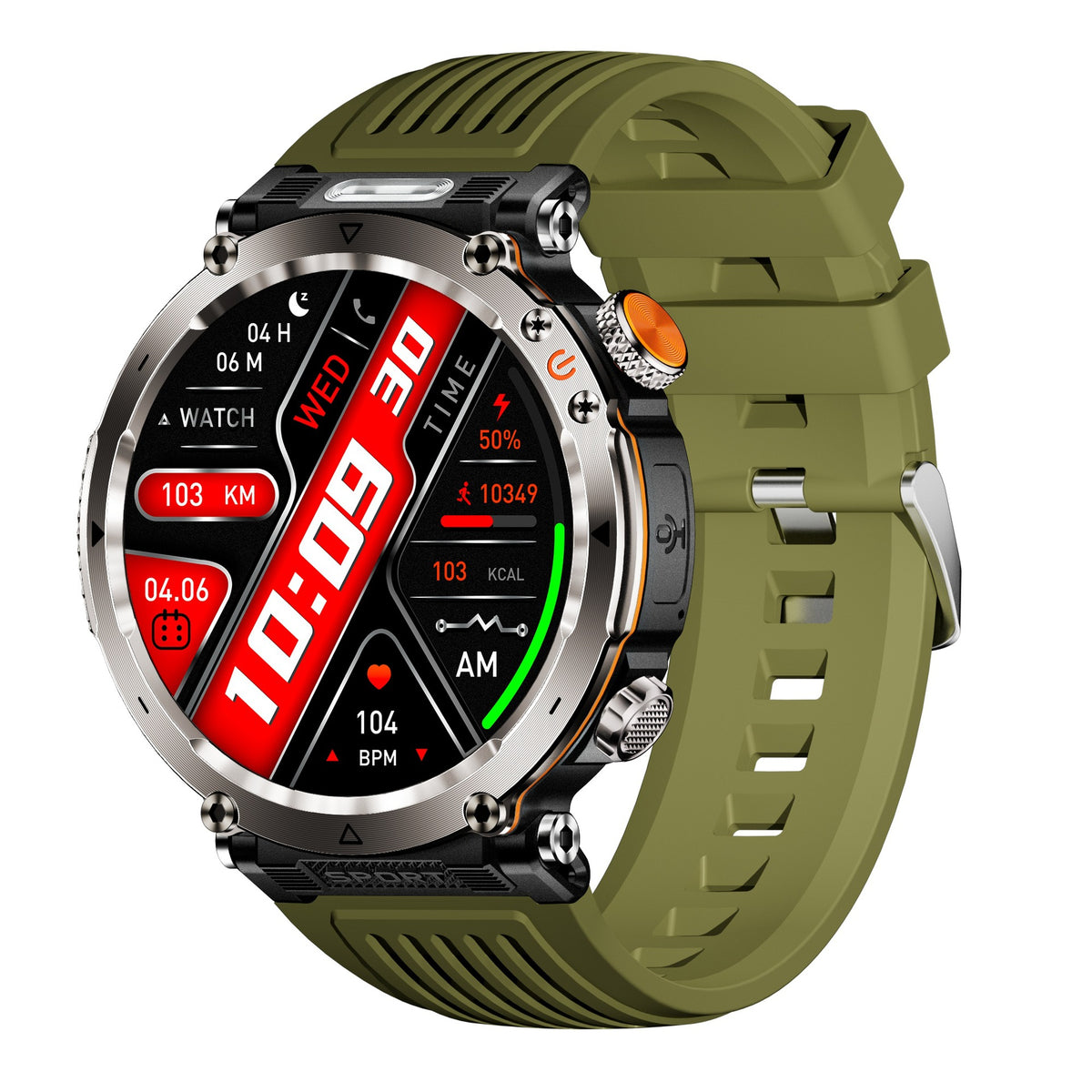 Reloj Inteligente HT30 Bluetooth con Monitoreo de Salud