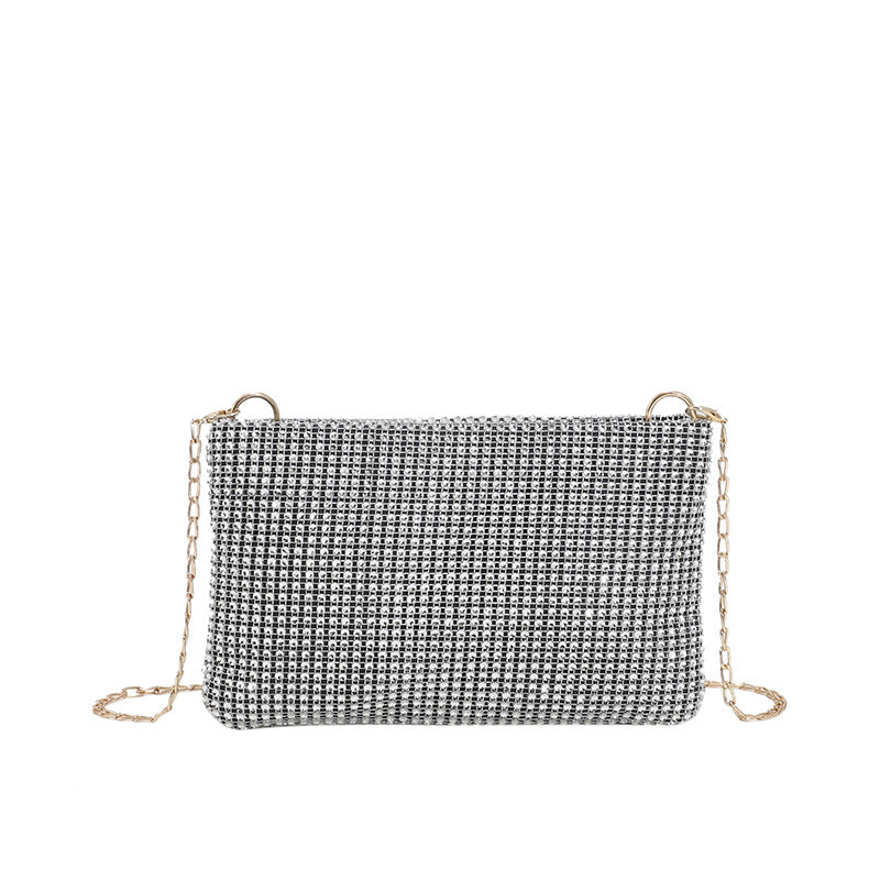 Bolso de diamantes de mano