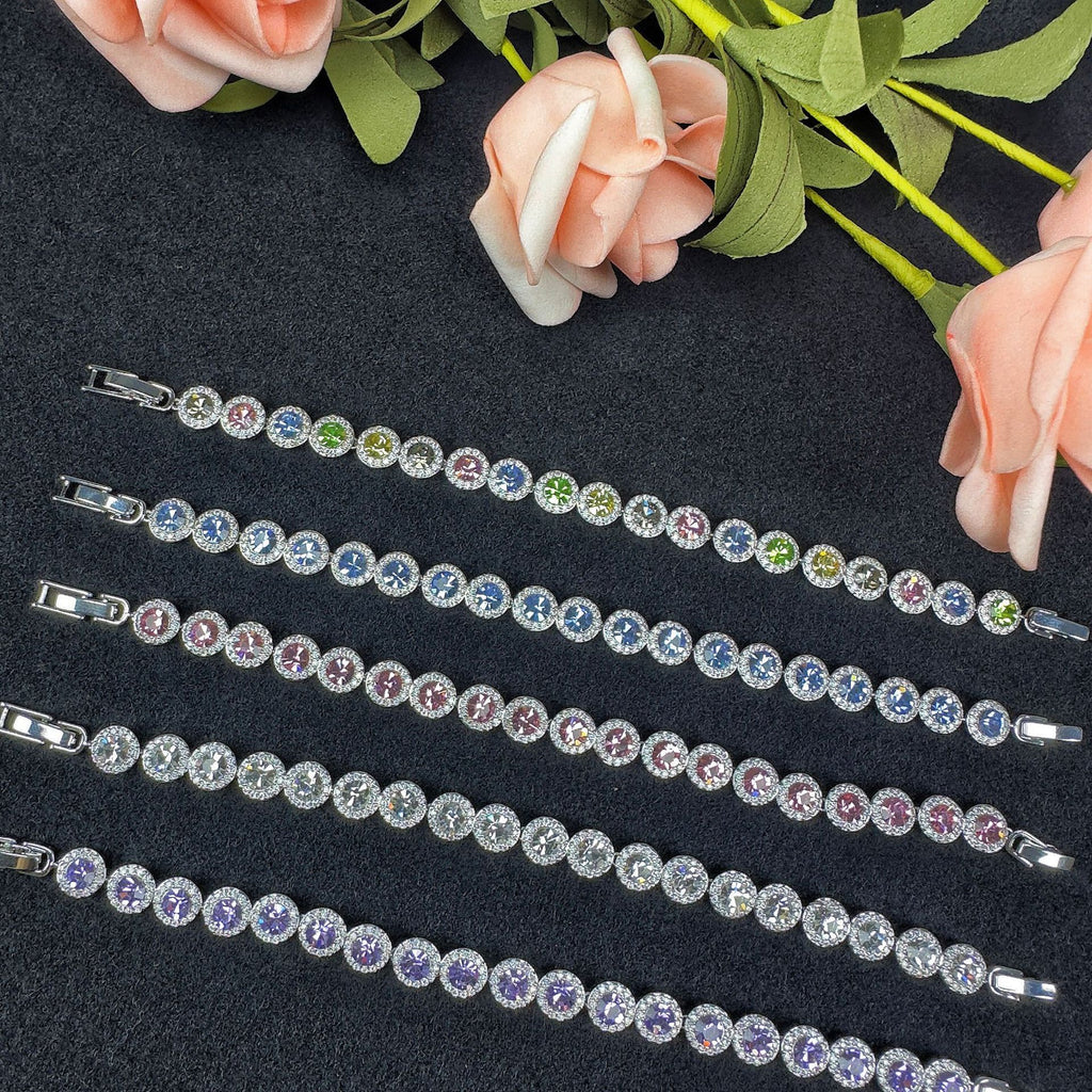 Pulsera Tenis de Lujo Cielo Estrellado con Circonitas