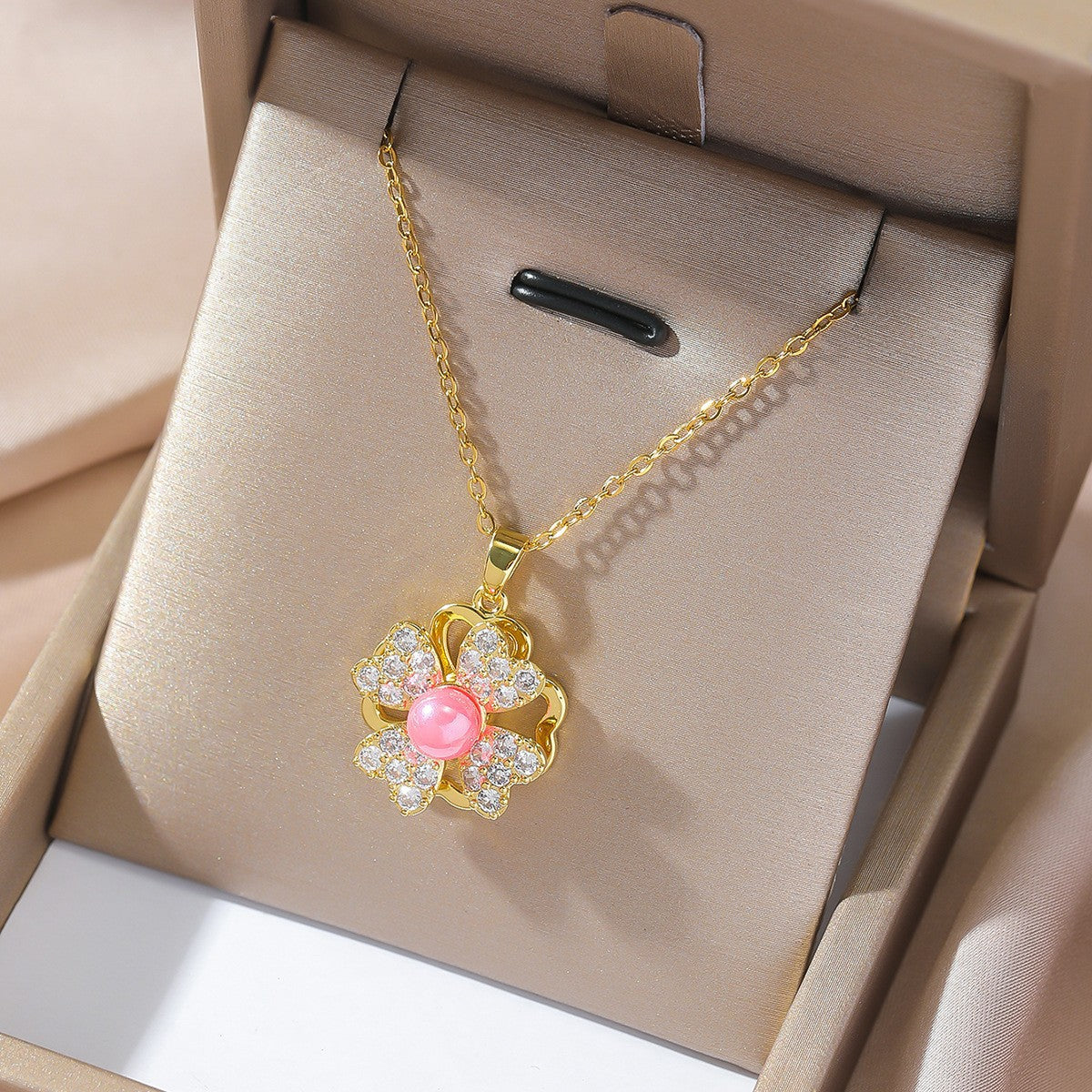 Elegant Titanium Steel Necklace – Bauhinia Collection and Assorted Models