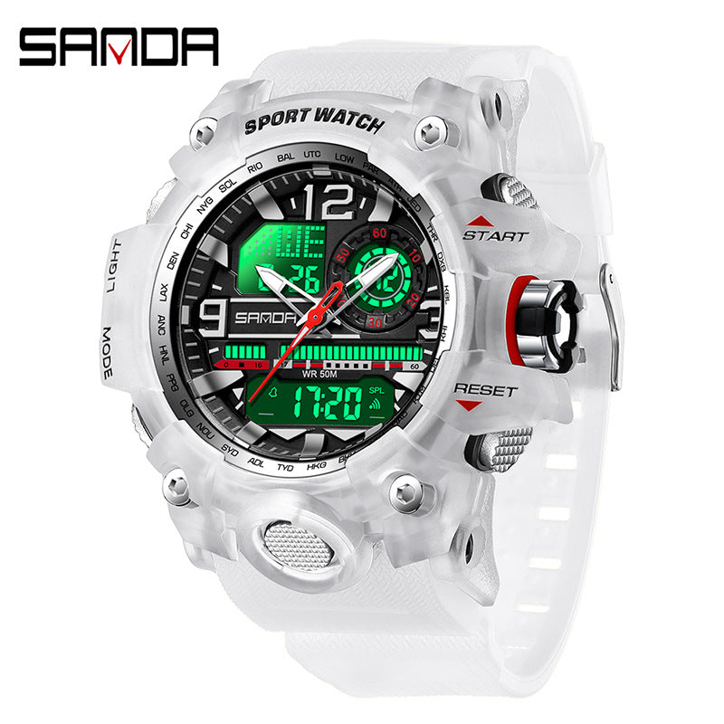 Reloj de pulsera transparente personalizado