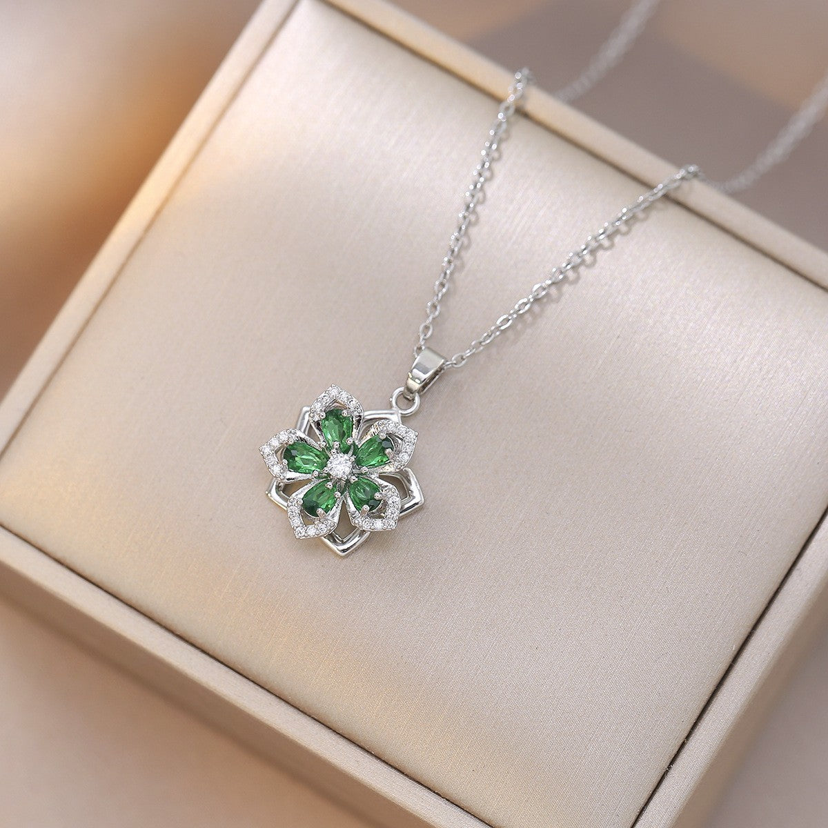 Elegant Titanium Steel Necklace – Bauhinia Collection and Assorted Models