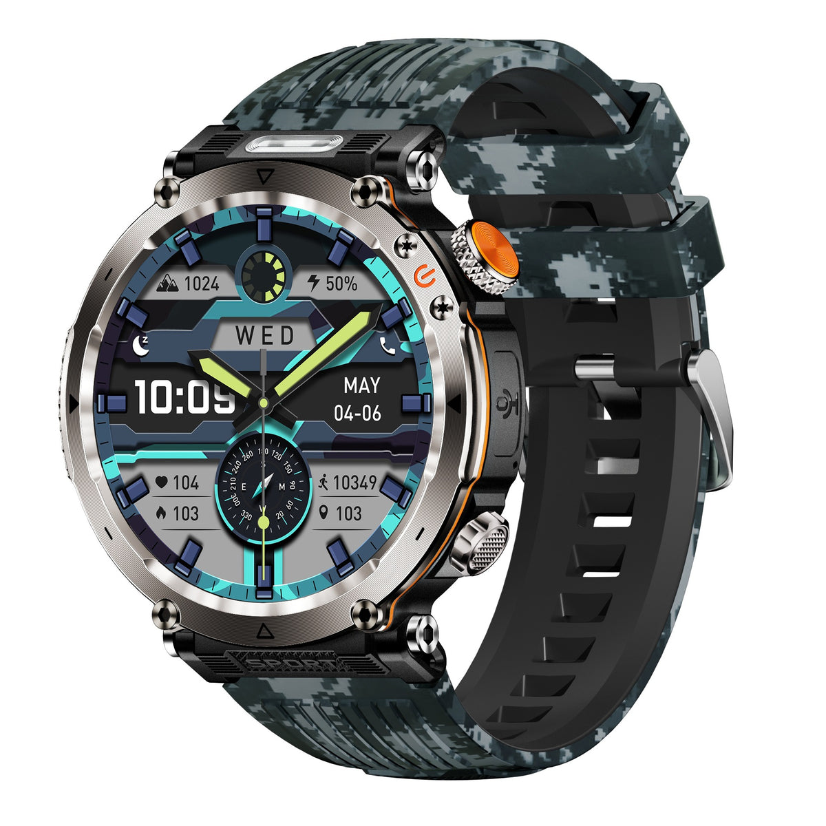 Reloj Inteligente HT30 Bluetooth con Monitoreo de Salud