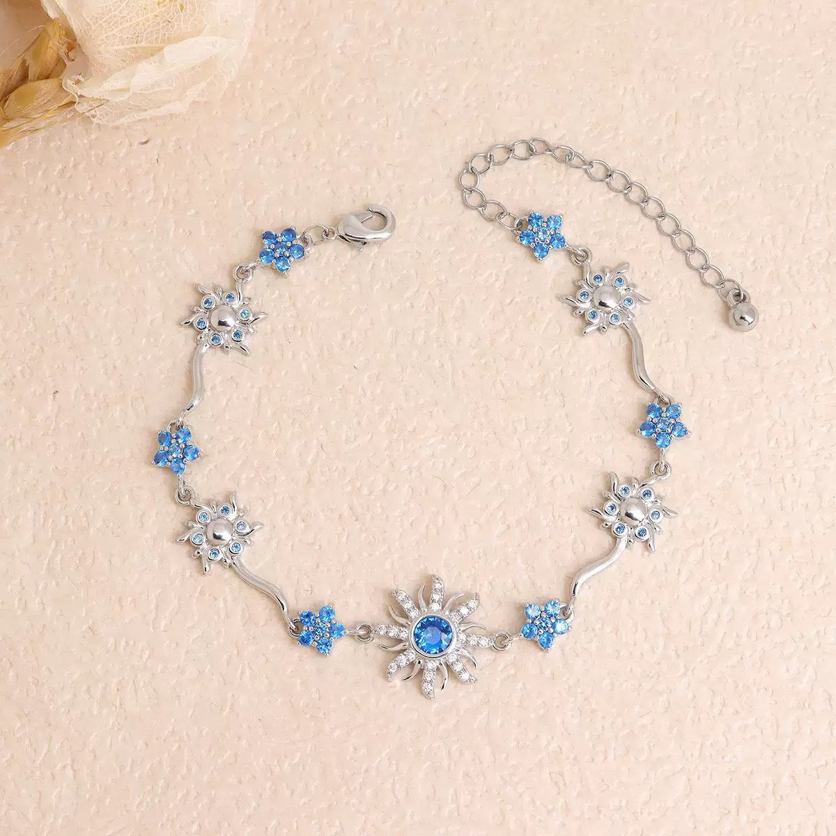 Pulsera Girasol con Circonitas para Mujer