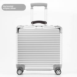 Aluminum-magnesium alloy trolley suitcase