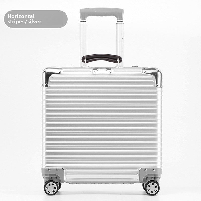 Aluminum-magnesium alloy trolley suitcase