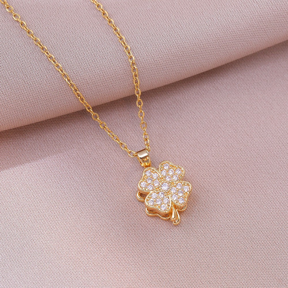 Elegant Titanium Steel Necklace – Bauhinia Collection and Assorted Models