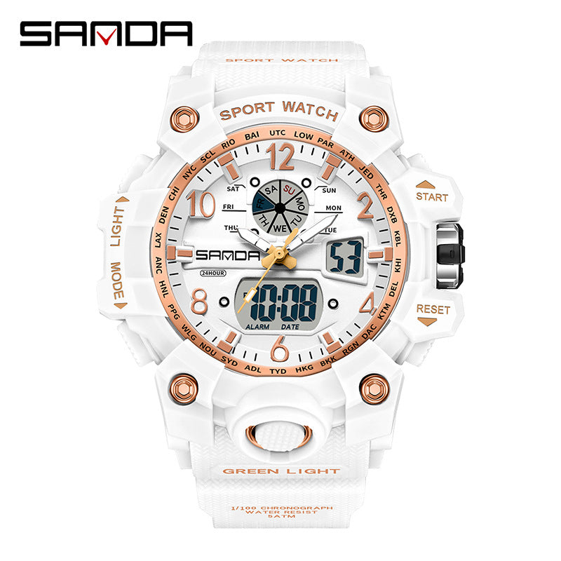 Reloj de pulsera transparente personalizado
