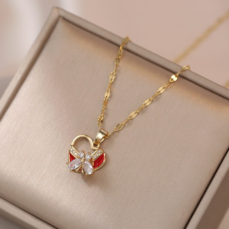 Elegant Titanium Steel Necklace – Bauhinia Collection and Assorted Models