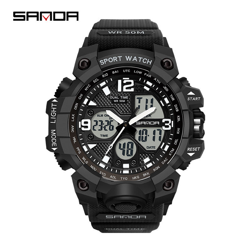 Reloj de pulsera transparente personalizado