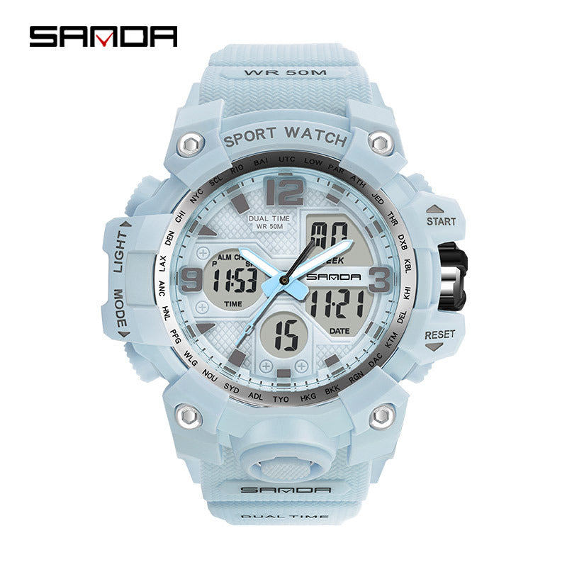 Reloj de pulsera transparente personalizado