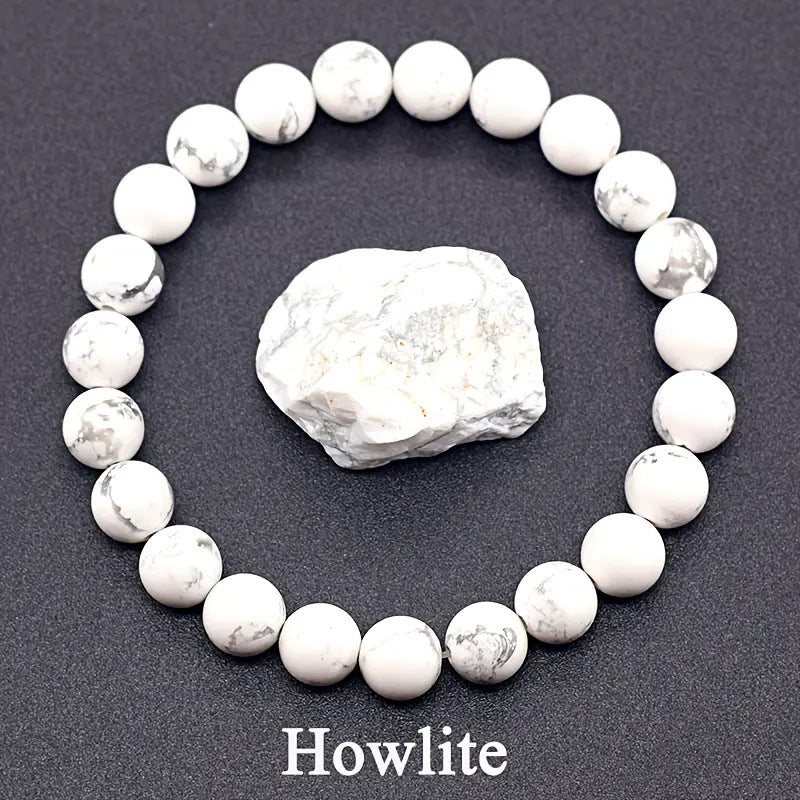 Pulsera de Cuentas de Piedra Natural