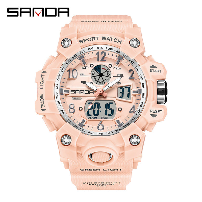 Reloj de pulsera transparente personalizado